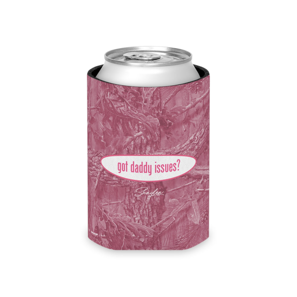 Daddy Issues Pink Camo Drink Cooler