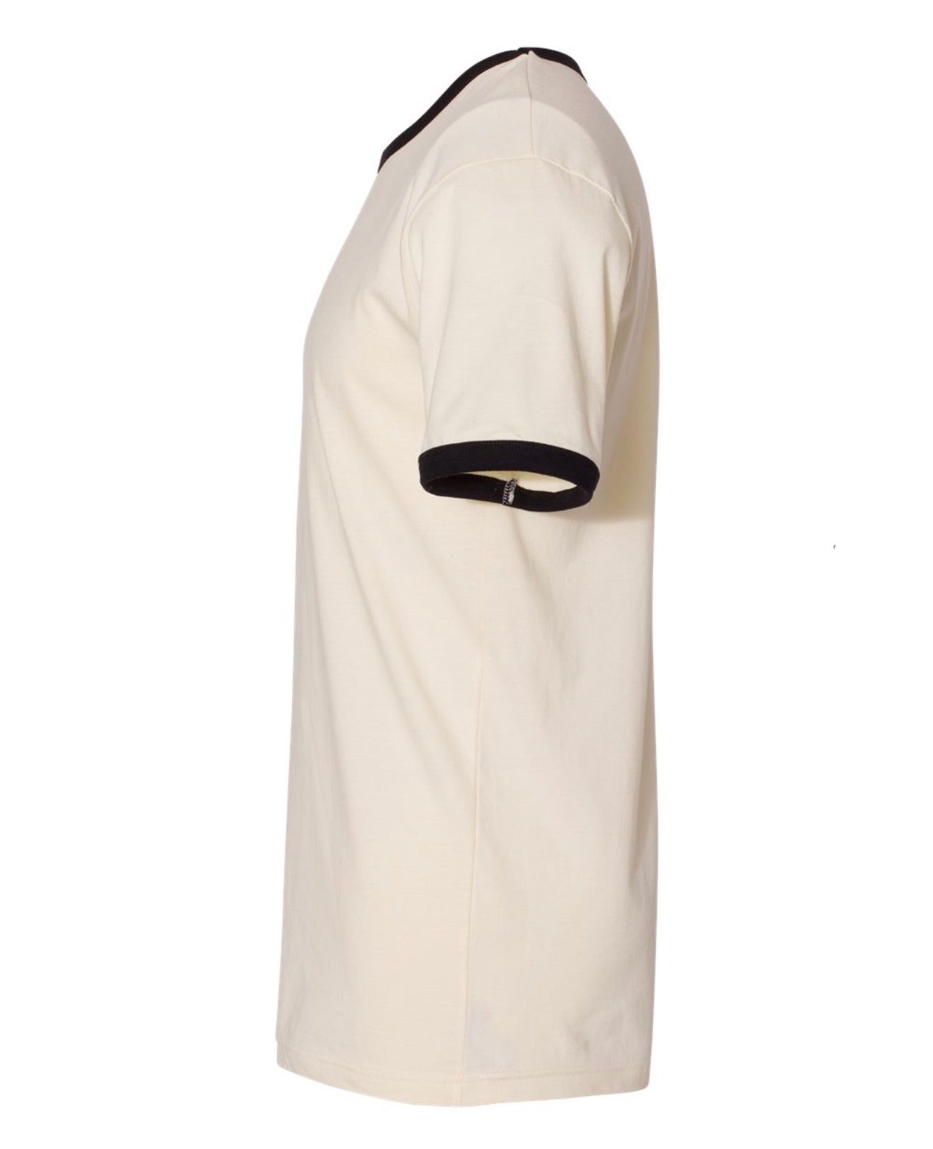 "WHAT IF I DON’T?" Ringer Tee (Ivory/Black)